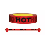 Talon Hot Water Pipe Identification Tape Red | Easy-Fit 25mm x 60m Identity Tape