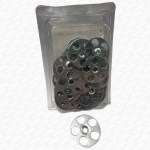 ABACUS 35mm Tile Wet Room Cement Board Galvanised Fixing Washers Pack of 50 - Image 6