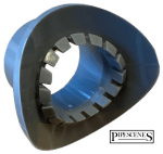 68mm Rainwater Down Pipe Drill In Clip On Boss to 32mm ( 36mm ) Pipe Insert Grey - Image 5