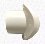 68mm Rainwater Down Pipe Drill In Clip On Boss to 32mm ( 36mm ) Pipe Insert White - Image 5