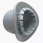 RODETAL Pipe Adaptor Clip in Strap on Boss alternative 40mm 43mm GREY 110mm - Image 2