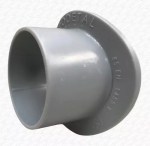 RODETAL Pipe Adaptor Clip in Strap on Boss alternative 40mm 43mm GREY 110mm