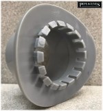 RODETAL Pipe Adaptor Clip in Strap on Boss alternative 32mm 36mm GREY 110mm - Image 2