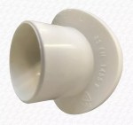 110mm Soil & Vent Pipe Drill In Clip On Boss to 32mm ( 36mm ) Pipe Insert WHITE - Image 3