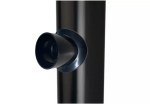 Rodetal 110mm to 55mm Black Pipe Adaptor | Click-In Boss Adapter Fitting - Image 2