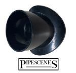 Rodetal 110mm to 55mm Black Pipe Adaptor | Click-In Boss Adapter Fitting