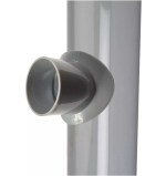 Rodetal Pipe Adaptor Grey 110mm to 55mm Click In Boss Adapter Fitting - Waste Pipe to Soil Pipe - Image 2