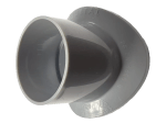 Rodetal Pipe Adaptor Grey 110mm to 55mm Click In Boss Adapter Fitting - Waste Pipe to Soil Pipe - Image 4