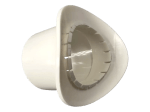 Rodetal Pipe Adaptor White 110mm to 55mm Clip In Boss Adapter Fitting - Waste Pipe to Soil Pipe