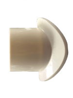 Rodetal Pipe Adaptor White 110mm to 55mm Clip In Boss Adapter Fitting - Waste Pipe to Soil Pipe - Image 7