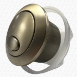 Brushed Brass Finish Toilet Push Button for Cable Flush Valve Cistern Dual Flush