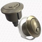 Brushed Brass Finish Toilet Push Button for Cable Flush Valve Cistern Dual Flush - Image 5