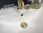 Brushed Brass Finish Toilet Push Button for Cable Flush Valve Cistern Dual Flush - Image 6