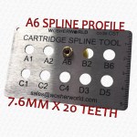 BC6 / A6 Rubber Washer Tap Cartridge Valve 20 Spline x 7.6mm - Image 3