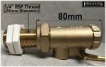 3/4" BSP Brass Part 1 High Pressure Ball Float Valve | Cold Water Storage Tank Fill Valve - Image 5