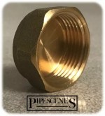 22mm Brass Threaded Blanking Cap | Female Threaded Stop End for 22mm Compression Fittings - Image 5
