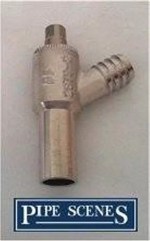 15mm Compression Drain Off Cock Chromed - Image 3