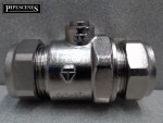 22mm Compression Full Bore Large Bore Isolating Valve Isolation Service Valve - Image 2