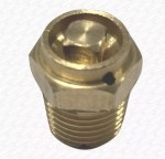 1/4" Brass Threaded Radiator Vent Nipple - Bleed Valve 13mm Thread