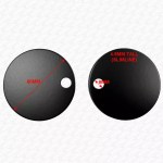 Black Toilet Push Button Dual Flush & Slimline Toilet Seat Hinge Fixing Covers - Image 5