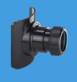 Black 3" 82mm x 32mm 36mm Boss Clip Mechanical Boss 1 1/4" Waste Adaptor - Image 4