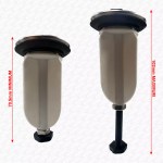 38mm Small Basin Bathroom Sink Pop Up Plug Plastic Plug Metal Top - Image 4