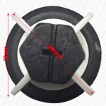 38mm Small Basin Bathroom Sink Pop Up Plug Plastic Plug Metal Top - Image 5