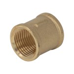 3/8" BSP Brass Threaded Socket Joiner - Brass Plumbing Fitting