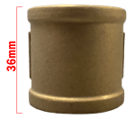 1" BSP Female Threaded Joiner - Brass Socket - 1" INCH - Image 3