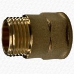 1/2" BSP Brass Tap Extension | Male-to-Female Long Threaded Extender