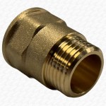1/2" BSP Brass Tap Extension | Male-to-Female Long Threaded Extender - Image 2