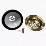 Kitchen Sink Basket Strainer Waste Drain Brushed Brass Gold for 90mm Hole - Image 5