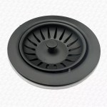 Kitchen Sink Basket Strainer Waste Drain Matte Matt Black for 90mm Hole - Image 5