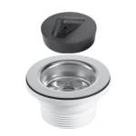 McAlpine BSW10P 1.5" Kitchen Sink Waste | 70mm Flange | Centre Screw Fixing