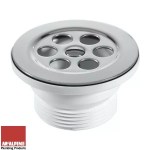 Shower Tray Base Drain Waste ONLY Flush Grated Centre Pin Bolt Type Metal Top