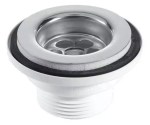 McAlpine BSW1P Centre Fixing Bolt Bathroom Basin Sink Waste - 60mm Flange - Image 2