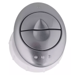 Vitra Creavit Old Style Dual Flush Push Button | Teardrop Indent Design | Polished Chrome