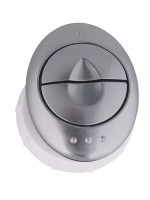 MFVB1B Multiflush by Multikwik OVAL Dual Flush Valve Push Button Chrome Finish