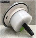 WISA 90mm Pneumatic Air Push Toilet Push Button Single Flush - Image 2