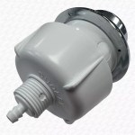 Thomas Dudley 324379 Royal Palm Push Pneumatic Single Flush Button - Chrome - Image 2