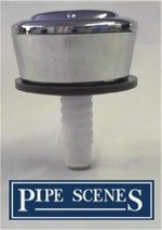 Wirquin Dual Flush Button to suit Jollyflush Valves Grey Backnut - Image 8