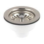 McAlpine BWSTSS Centre Pin Basket Strainer Waste | 113mm Stainless Steel Flange