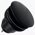 Universal Matt Black Click Clack Bathroom Sink Waste Basin Waste 'Leak Free' - Image 4