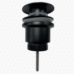 Universal Matt Black Click Clack Bathroom Sink Waste Basin Waste 'Leak Free' - Image 5