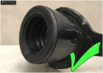 55mm x 40mm Rubber Soil Pipe Boss Adaptor Reducer for Tees & Strap Bosses etc... - Image 5