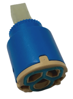 Blue 25mm Mini Ceramic Disc Monobloc Tap Cartridge | CART035