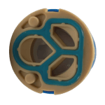 Blue 25mm Mini Ceramic Disc Monobloc Tap Cartridge | CART035 - Image 4