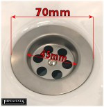 Bath Replacement Plug & Chain Chrome 18" (460mm) Long Chain - Image 5