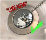 Bath Replacement Plug & Chain Chrome 18" (460mm) Long Chain - Image 2