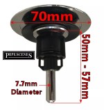 McALPINE 70mm Bath Clicker Waste Plug Smooth Stem Click Clack Replacement - Image 2